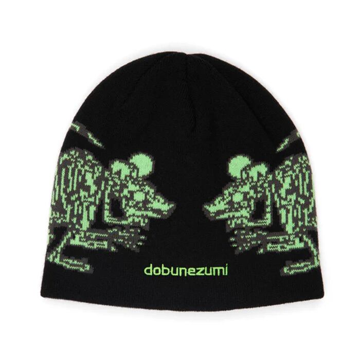 CORDUROY DOBUNEZUMI SKULLY コーデュロイ ドブネズミ ビーニー ニット