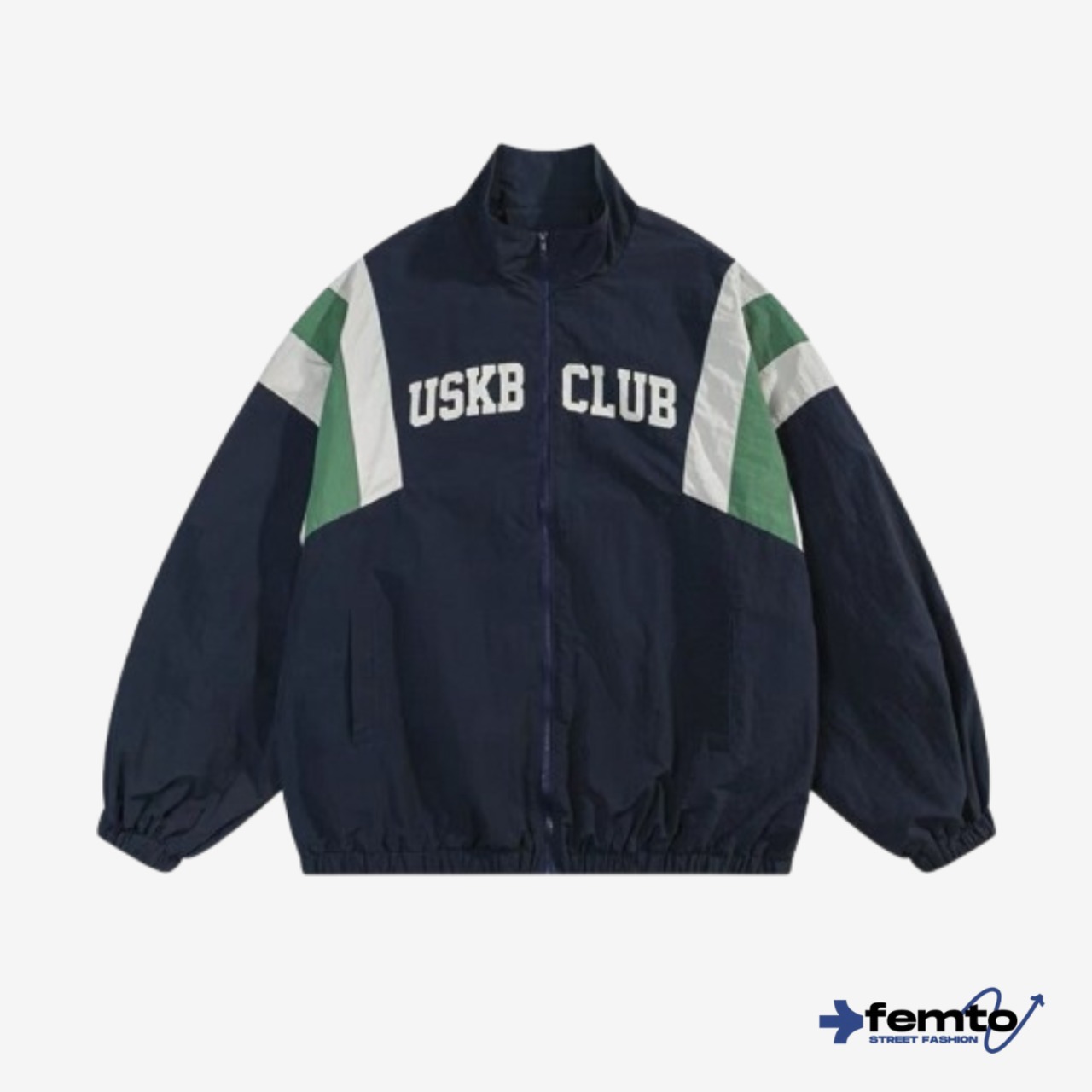 Front logo nylon jacket 0387 - 1