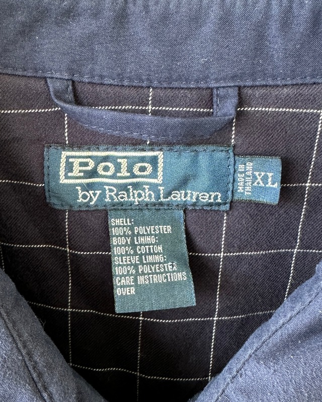 -Polo by Ralph Lauren- Vintage 90s XL Drizzler Jacket