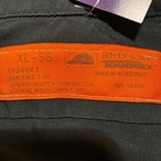 00s WEST COAST CHOPPERS by RED KAP ワークシャツ　ブラック　XL フレイムロゴ