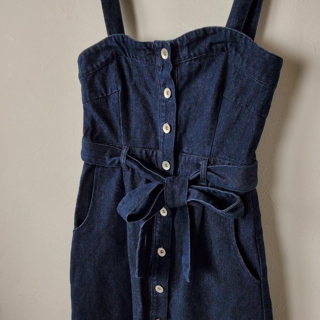 【USED】PINKY　ジャンバースカート　ワンピース　春カジュアル　デート