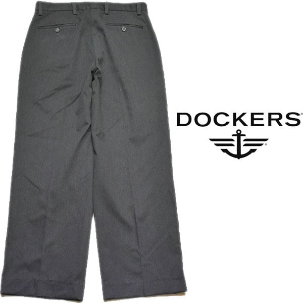 1点物◇リーバイス系Dockersドッカーズ黒グレーチノパン古着 1点物◇リーバイス系Dockersドッカーズ黒グレーチノパン古着