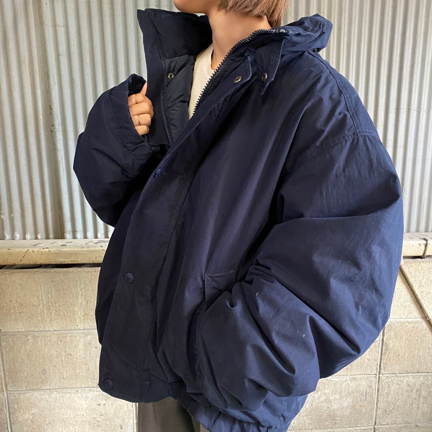 古着 80~90年代 エディーバウアー Eddie Bauer 黒タグ グースダウン  