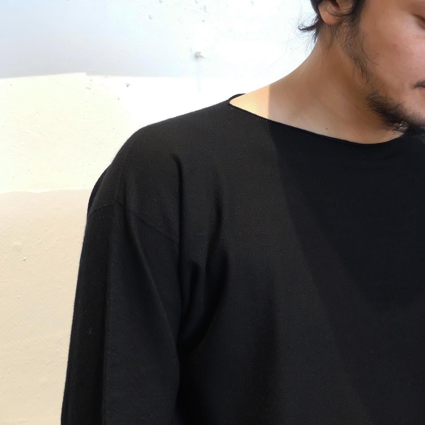 MITTAN＜ミッタン＞強撚ウールニット長袖 | Inhigh