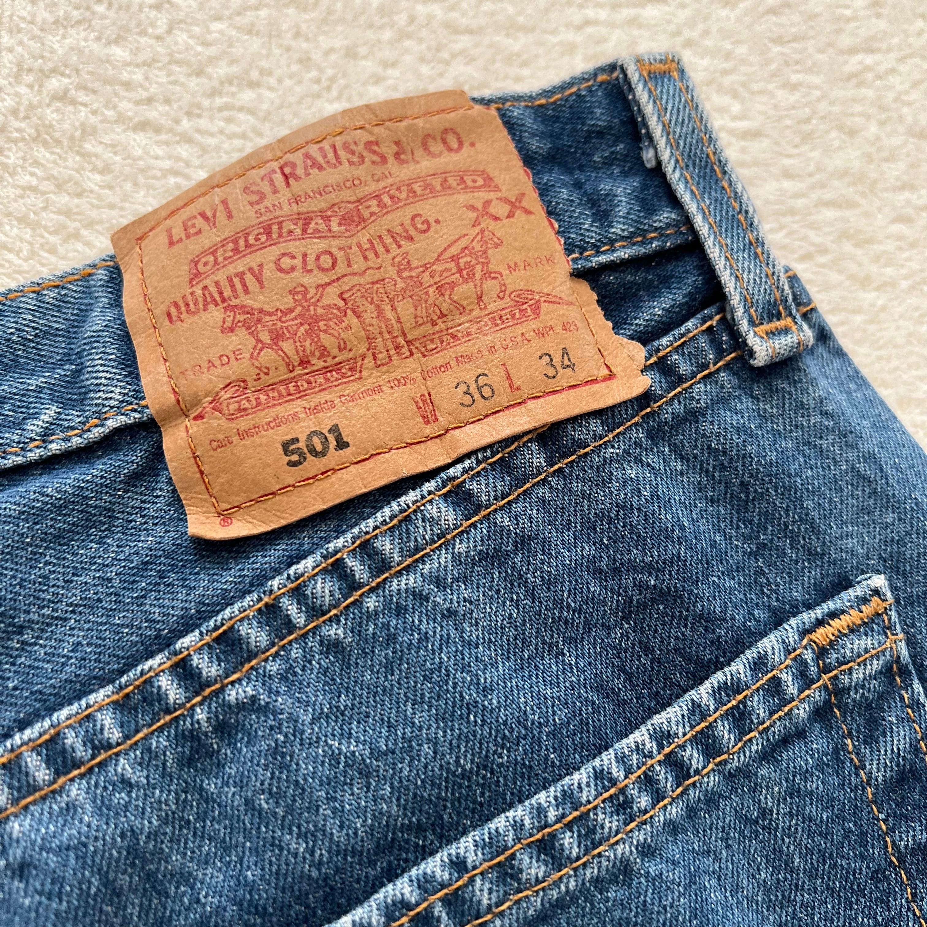 Levi's 501 USA製 W36 リーバイス デニム ジーンズ 90's | 古着屋 RAF ...