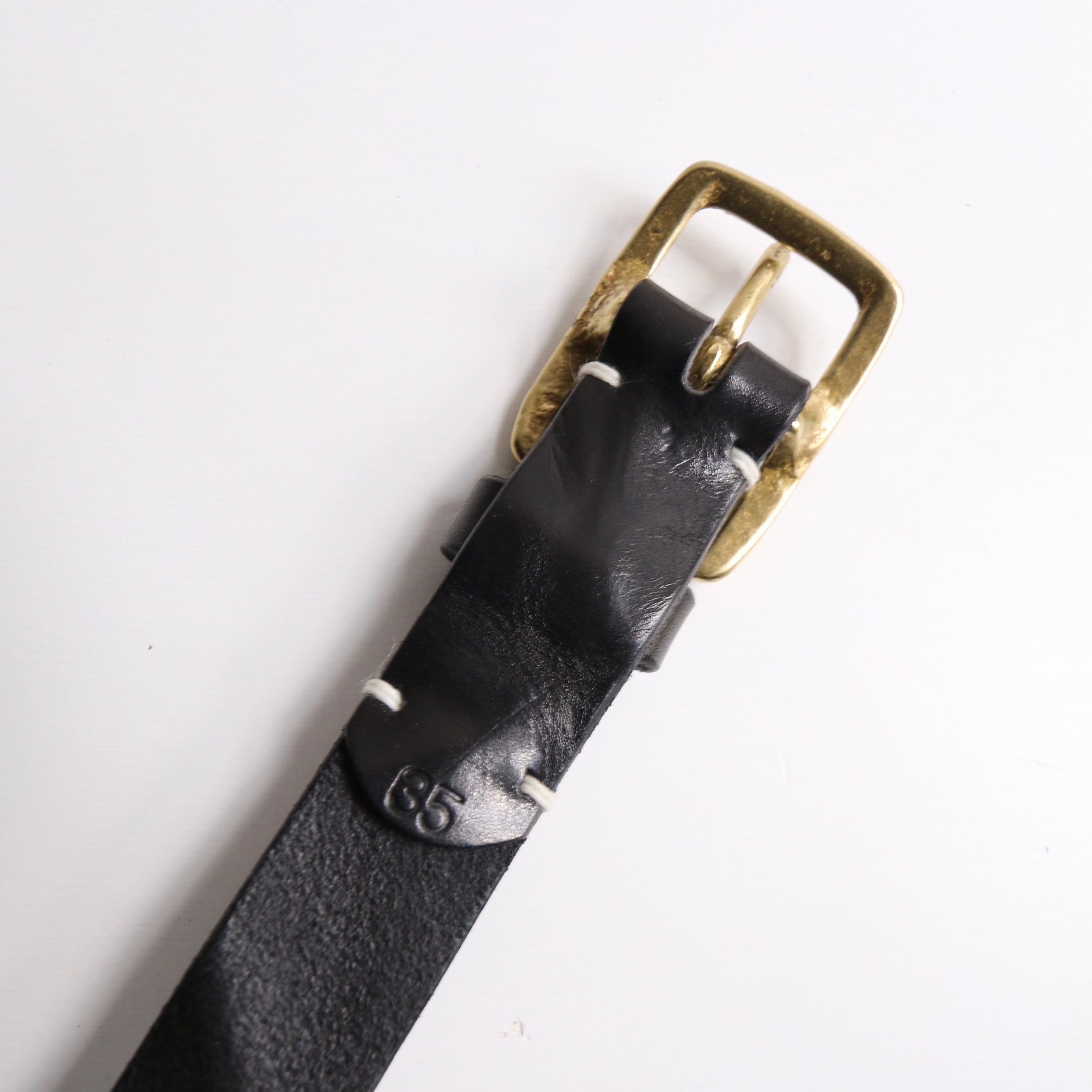 R&D.M.Co-/OLDMAN'S TAILOR MONTANA LEATHER BELT/モンタナベルト 32mm