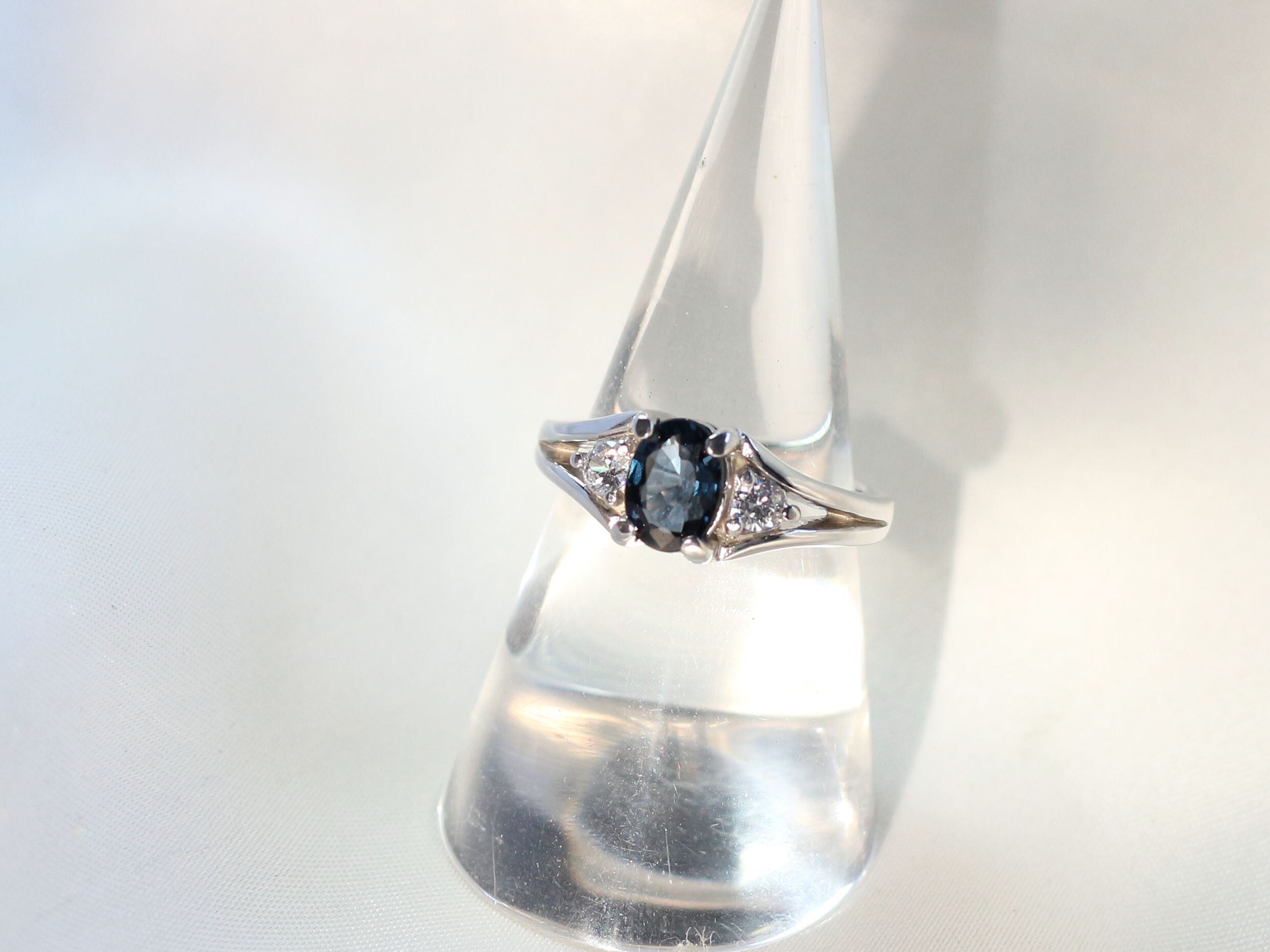 Pt900 ブルースピネルリング 1.03ct | Atelier Ozaki