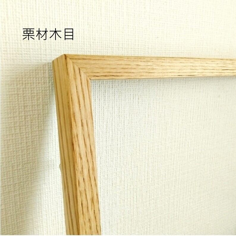 原画「一本道」※木製額縁入り（18㎝角）イラスト・水彩・インテリア