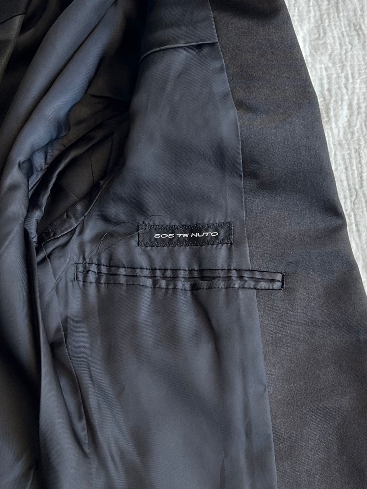 "SOS TE NUTO" Swarovski Short Jacket