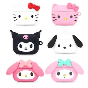 【韓国限定 公式】sanrio characters 3D airpods case pro 6type / エアポッズ ケース プロ 2 3 キティ サンリオコリア サンリオキャラクターズ