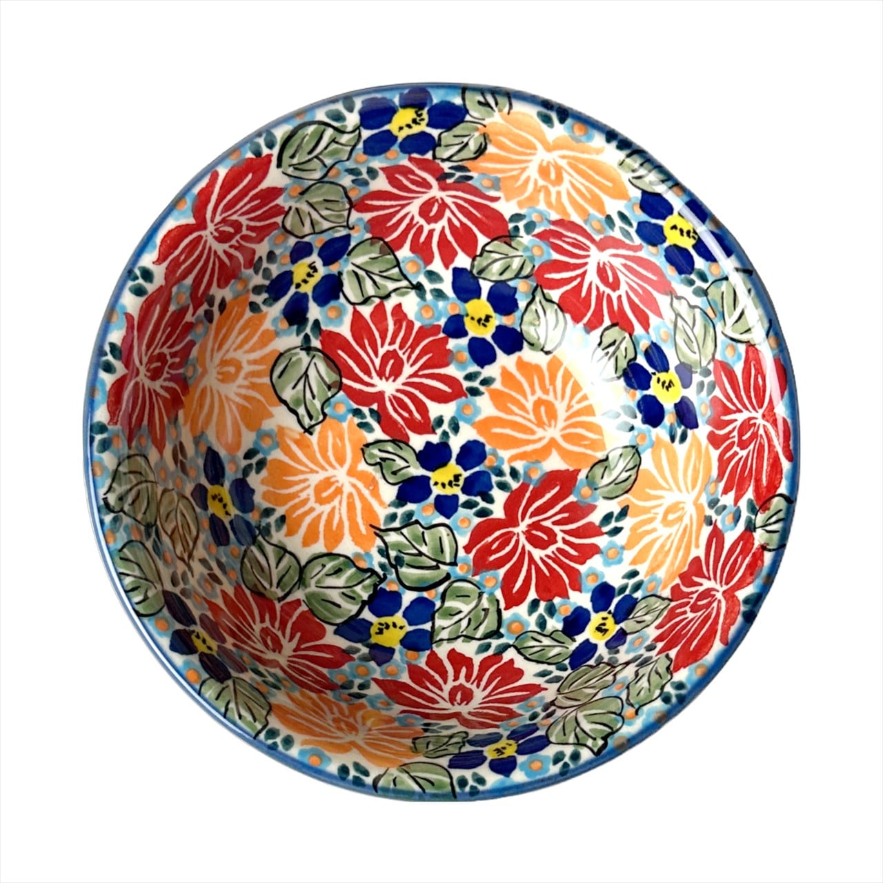 ポーリッシュポタリー ボウル M D:16cm M133-KS02 | PAYSAGE