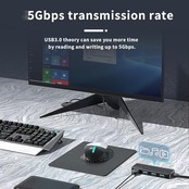 ANYPLUS USBハブ 3.0, 4ポートUSB Hub,USB A 分岐 5Gbps高速転送 バスパワー 軽量 コンパクト MacBook/iMac/Surface Pro 等 軽量 対応 テレワーク 在宅勤務