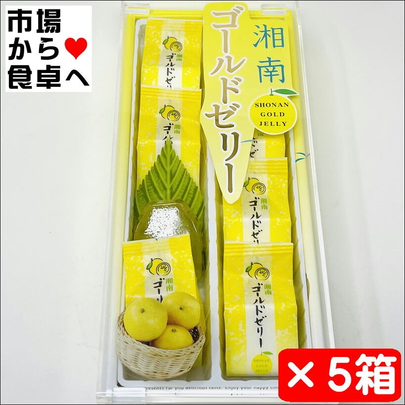 湘南ゴールドスカッシュ 290g 1箱24本入　2セット48個入　西湘限定 湘南ゴールドゼリー 5箱(1箱8個入り)【湘南ゴールド使用】爽やかな香り