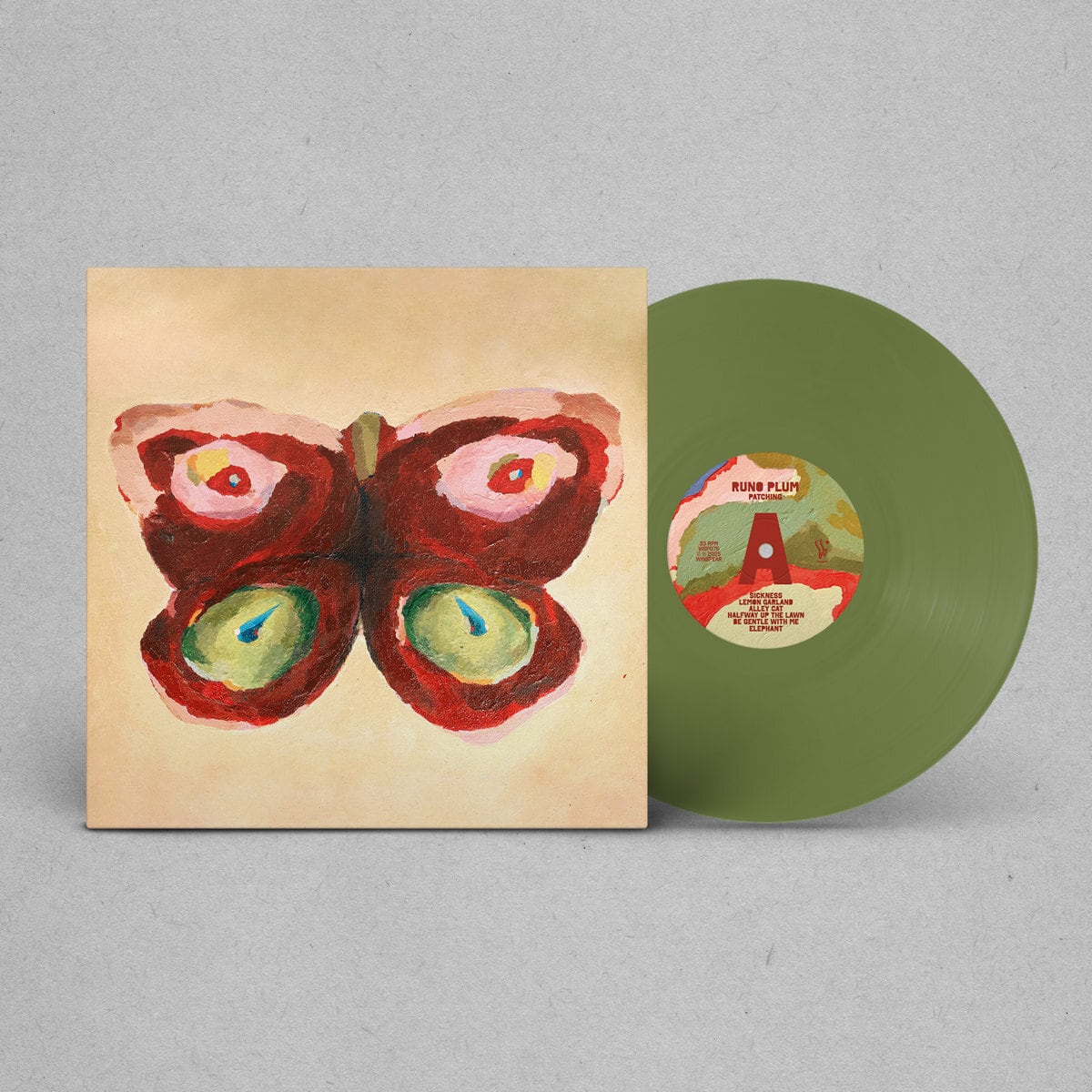 runo plum / patching(Ltd Olive Green LP)