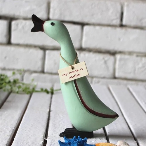 北欧　装飾　木製　手作り　アヒル　オブジェクト　置物　 3 個セット　可愛い　クリエイティブ　ホームアクセサリー　ウェディング　ギフト