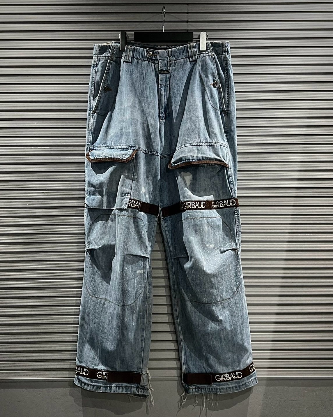 X VINTAGE】“MARITHE+FRANCOIS GIRBAUD” Good Fade Shuttle Denim