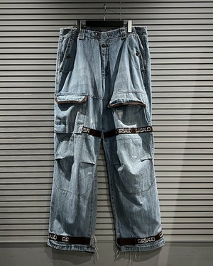 【X VINTAGE】“MARITHE+FRANCOIS GIRBAUD” Good Fade Shuttle Denim Pants
