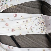 社交ダンス 衣装 ラテン ドレス ワンピース 白 ピンク Scarlet スカーレット ホワイト系 ピンク系 ブラック系 パーティ 発表会 サーモン ダンスウェア 軽量 フォーマル 可愛い おしゃれ レディース 踊りやすい コスチューム ステージ