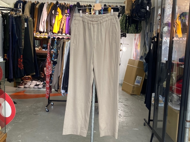 均一PRICE‼ URU TOKYO EASY PANTS WOOL / 21SWJ02 S.BEIGE 2 88445