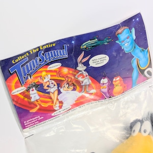 ☆VINTAGE 1996☆【 Looney Tunes ( ルーニーテューンズ ) / Space Jam 】 ダフィー・ダック McDonald's ミールトイ / ぬいぐるみ / プラッシュ 〚アメリカン雑貨 アメトイ〛