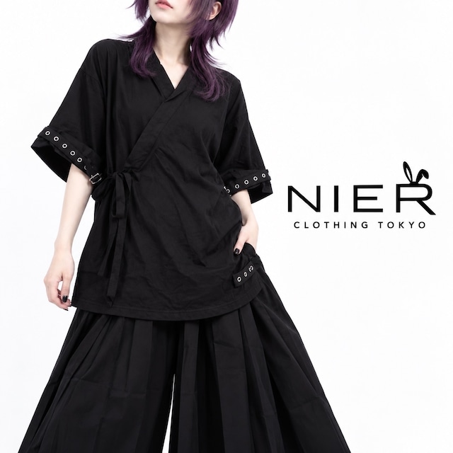 《シークレットプレゼント大特価》甚平風STITCH  PULLOVER【BLACK】