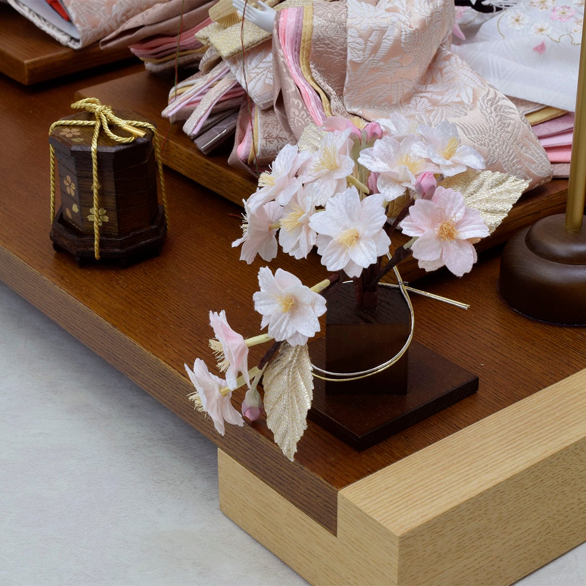 雛人形 親王飾り【和楽・桐竹鳳凰】おしゃれ｜モダン｜今どき