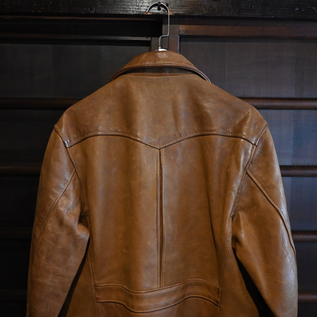made in usa ralph lauren country vintage leather jacket583 | 【OWN