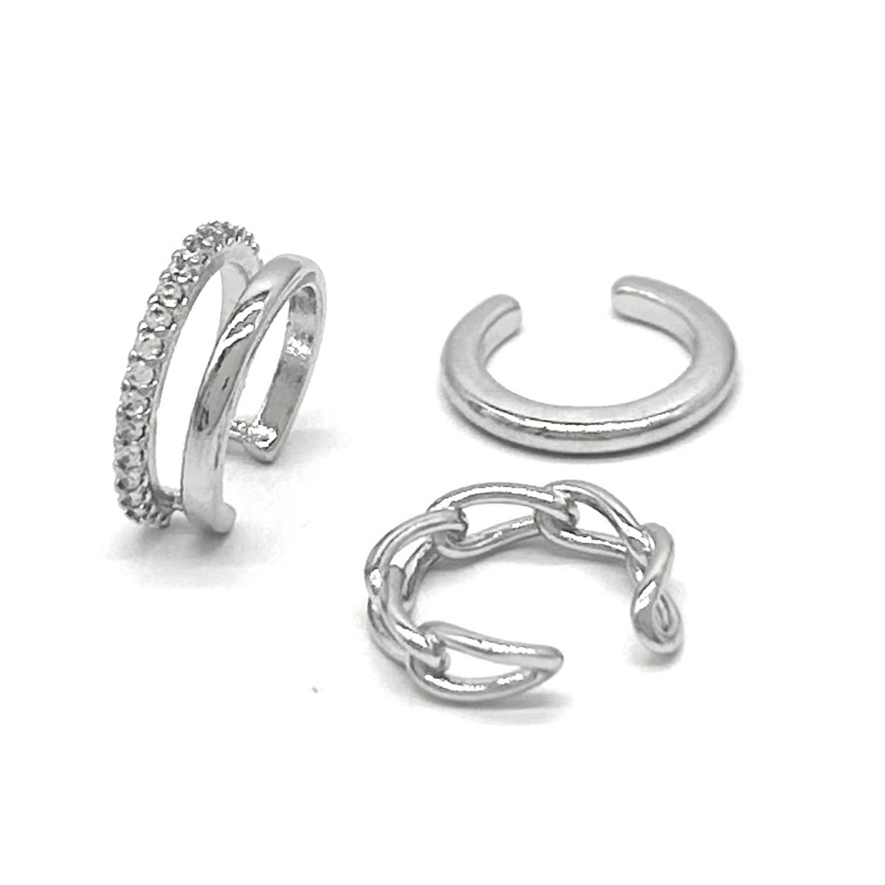 イヤーカフ：ツインライン　IMPRESSION　イヤカフ