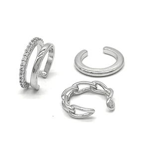 イヤーカフ：ツインライン　IMPRESSION　イヤカフ