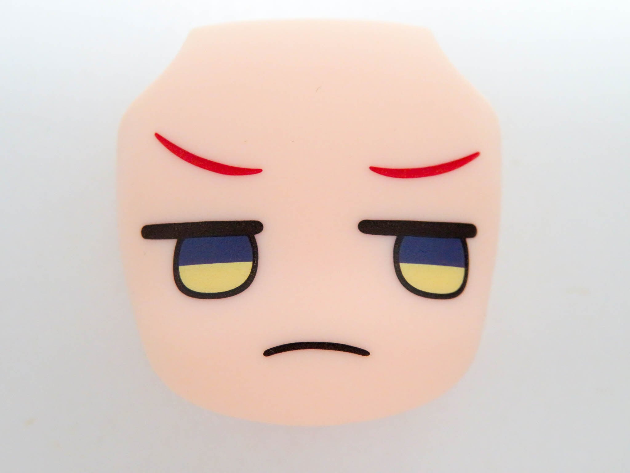 【2709】 赤見かるび  顔パーツ ふてくされ顔 ねんどろいど