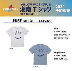 LADYS/MENS 湘南Tシャツ SURF smile　S～XL