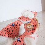 【puppygallery公式】Little panther cooling bucket hat〈coralpink〉S