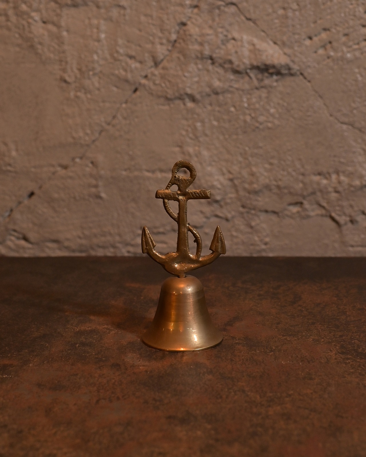 ヴィンテージ雑貨 ベル 呼び鈴 錨 真鍮 1970年代 イタリア製