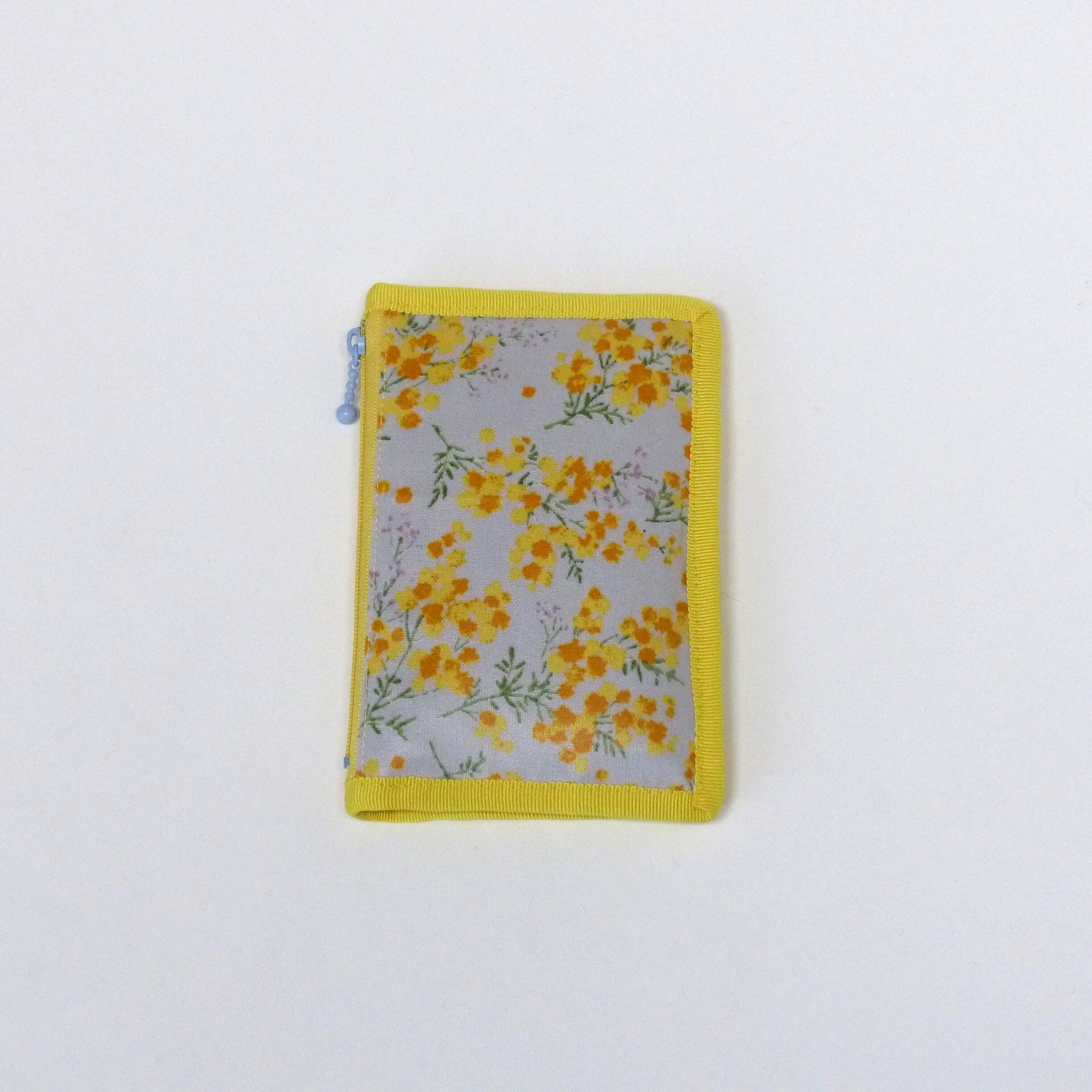 パスポートケース｜イエロー/グレイ | grunex