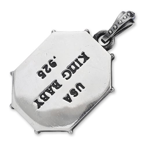 KING BABY キングベイビー Pendant ペンダント】リベットフレーム