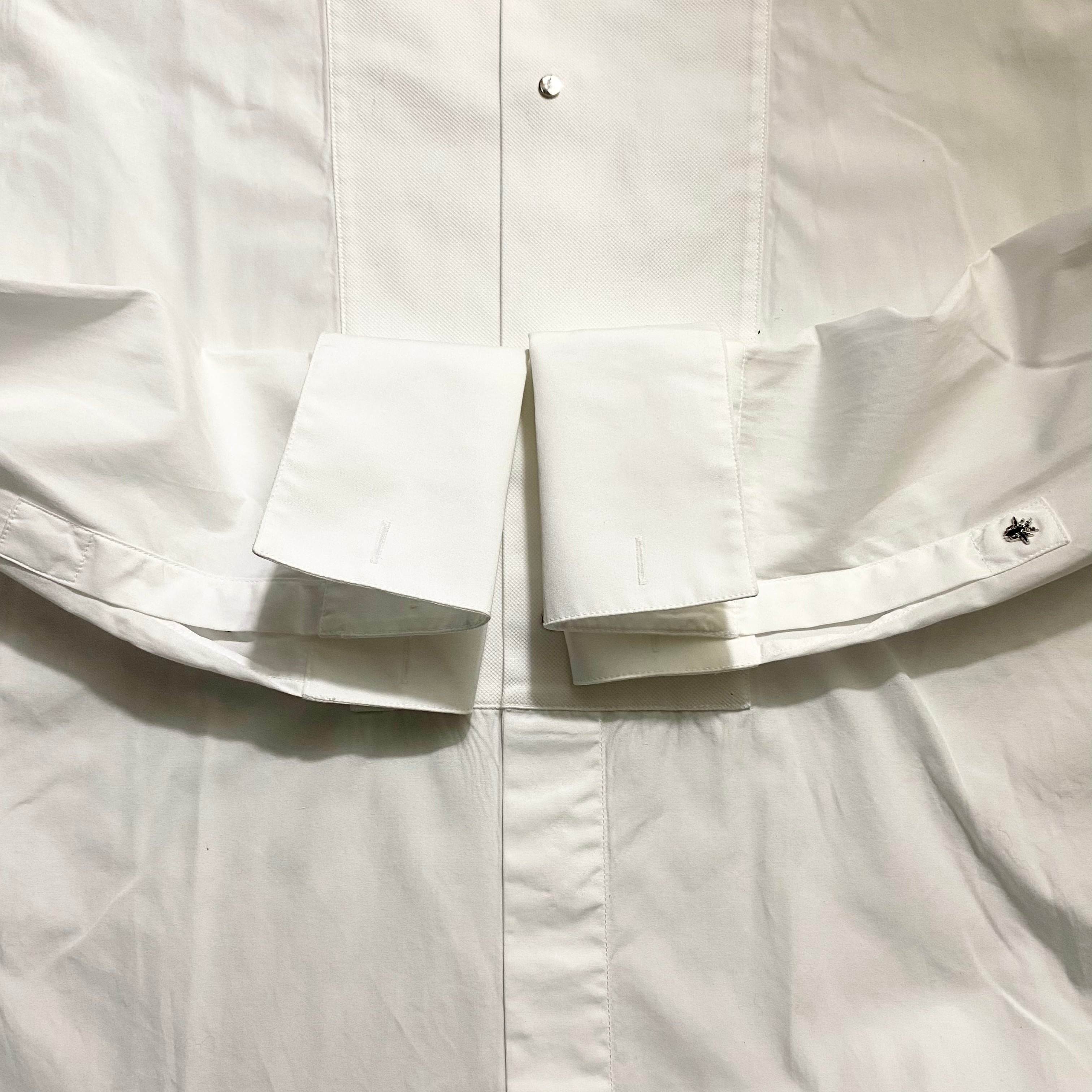 DIOR HOMME wing collar white shirt (2) | NOIR ONLINE