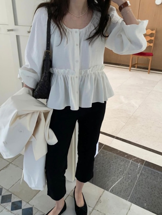 (予約) pretty young thing / Shushu blouse 2color　