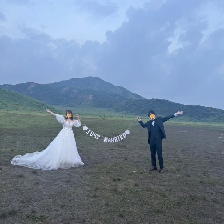 ウェディングドレス S チュール袖 レース 前撮り フォト 結婚式 発表会 