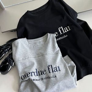 logo print sweatshirt J00047