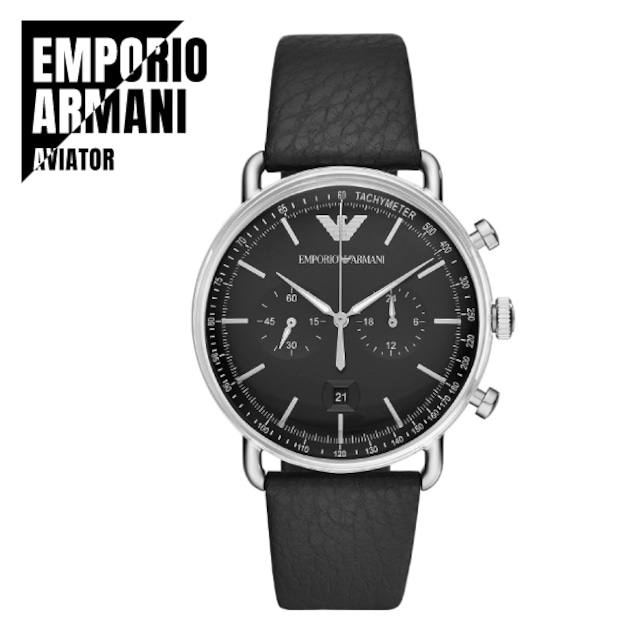 EMPORIO ARMANI エンポリオアルマーニ  AVIATOR アビエーター AR11143 腕時計 メンズ