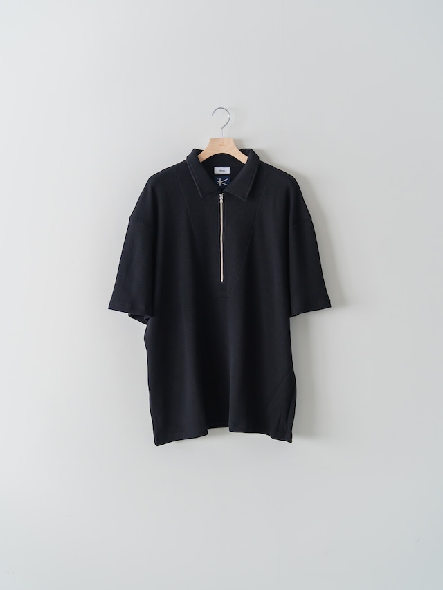 Allege / KANEMASA Waffle Harlf zip S/S