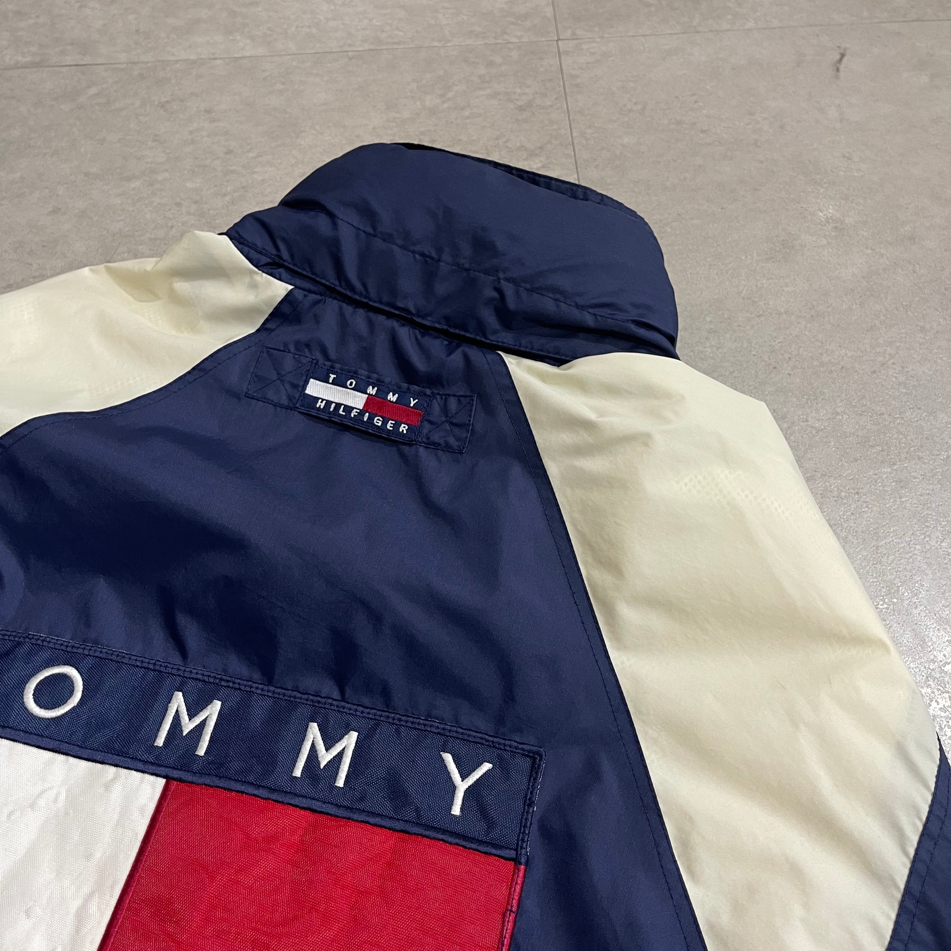 90年代 size:S【 TOMMY HILFIGER 】トミーヒルフィガー ナイロン