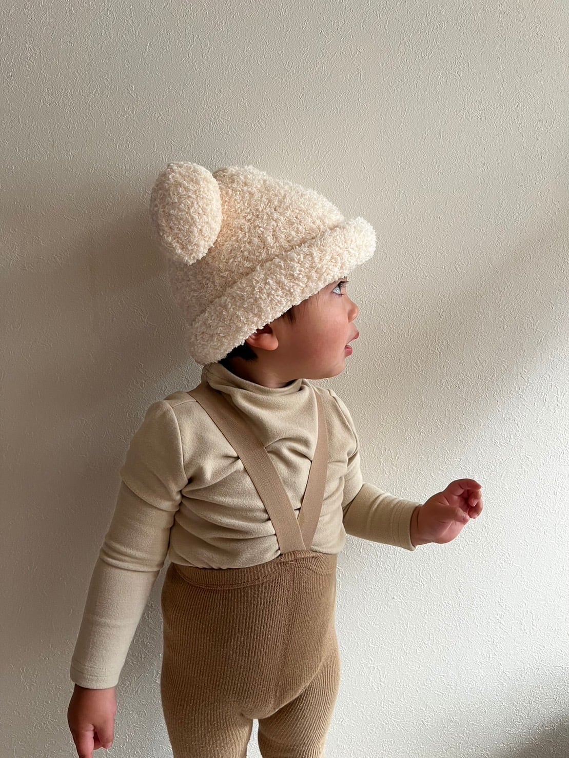 くま耳ニット帽