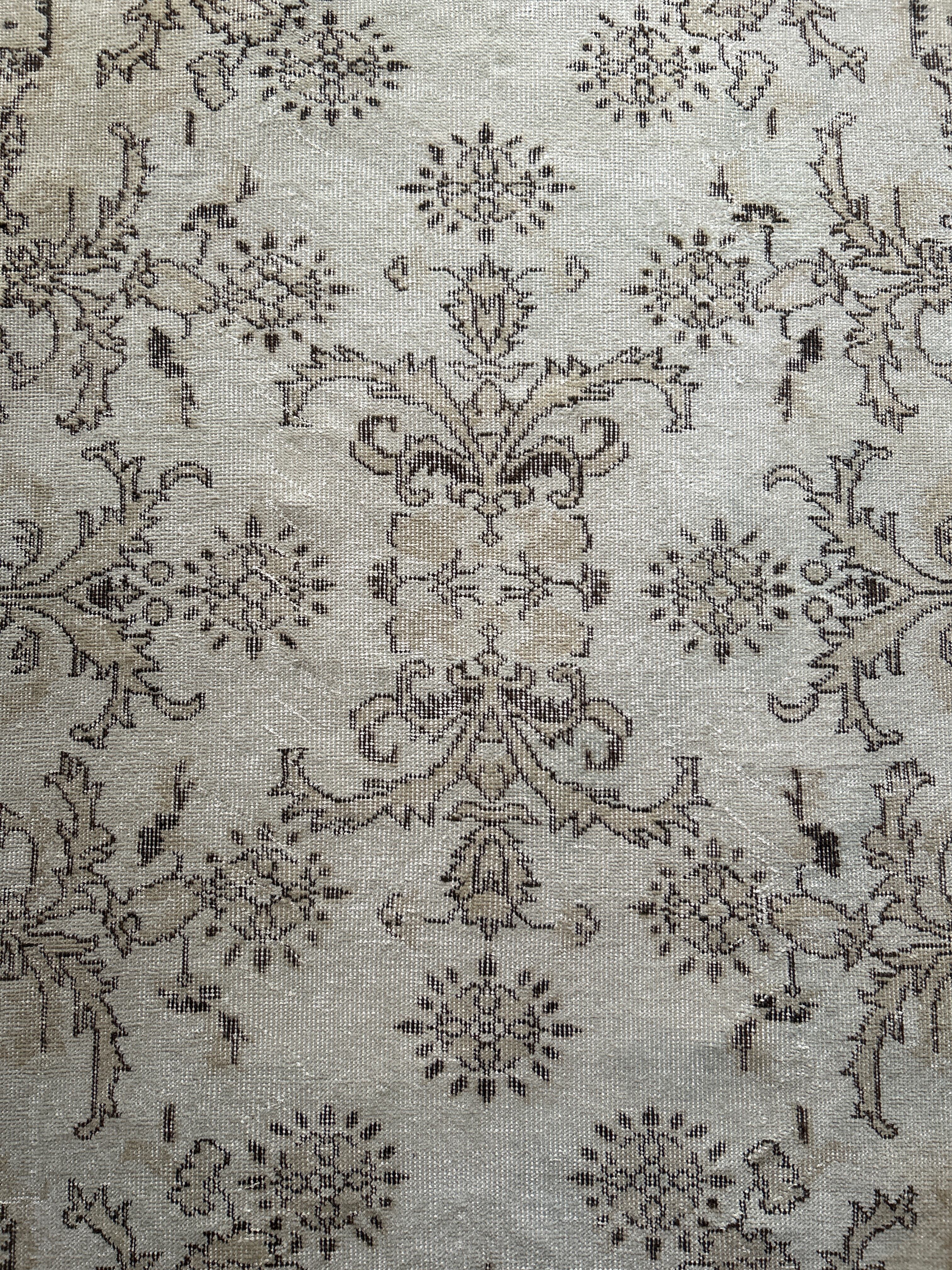 Vintage rug beige 211×119/ヴィンテージラグ トルコラグ 27250503