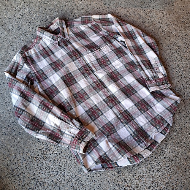 Cabela's チェックボタンダウンシャツ used [208114]