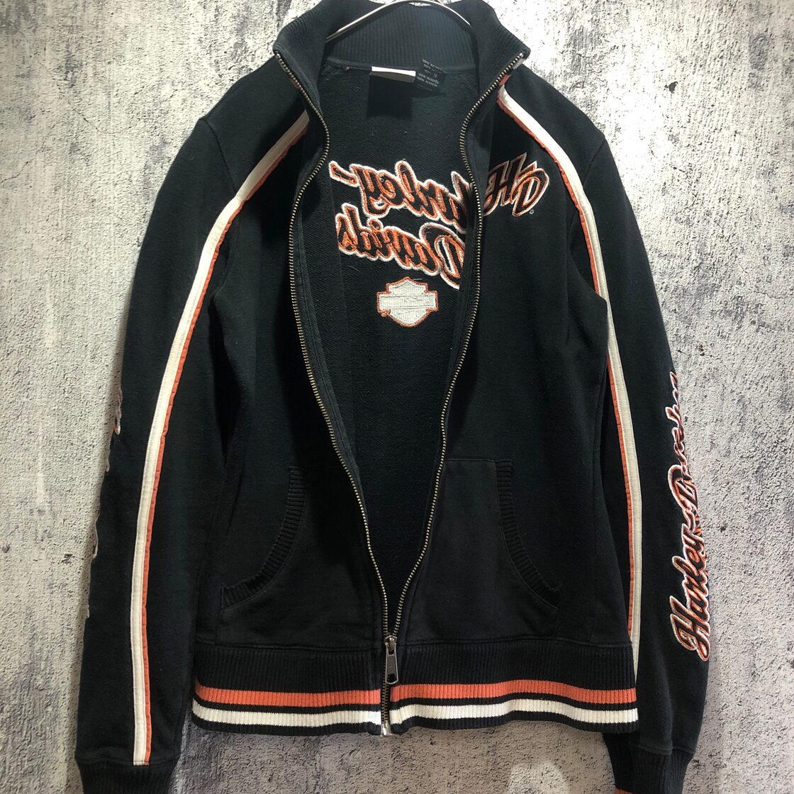 HarleyDavidson バイクジャケット もの凄い 黒 売買されたオークション 