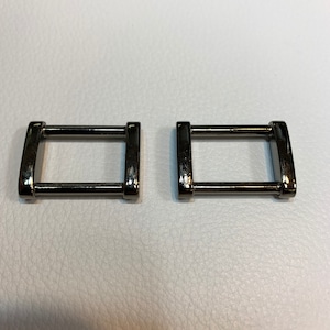 角カン（継ぎ目なし）内径21mm【黒ニッケル(2個入り）】JK-124