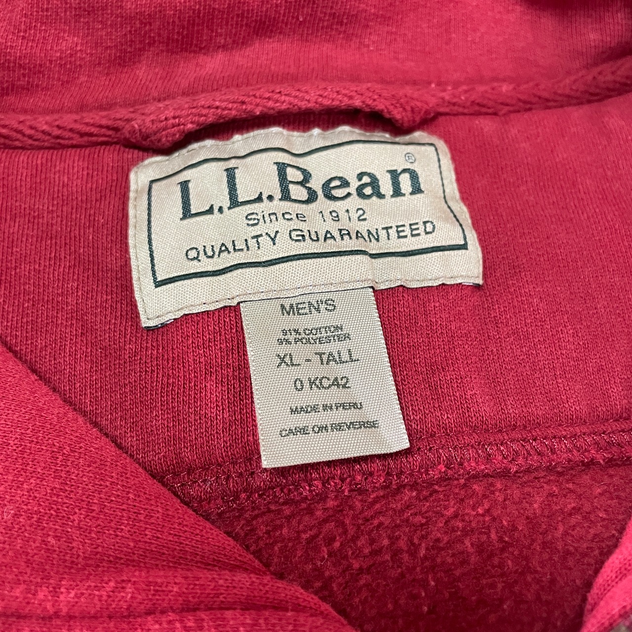 L.L.Bean エルエルビーン ハーフジップ スウェット シャツ メンズXL 