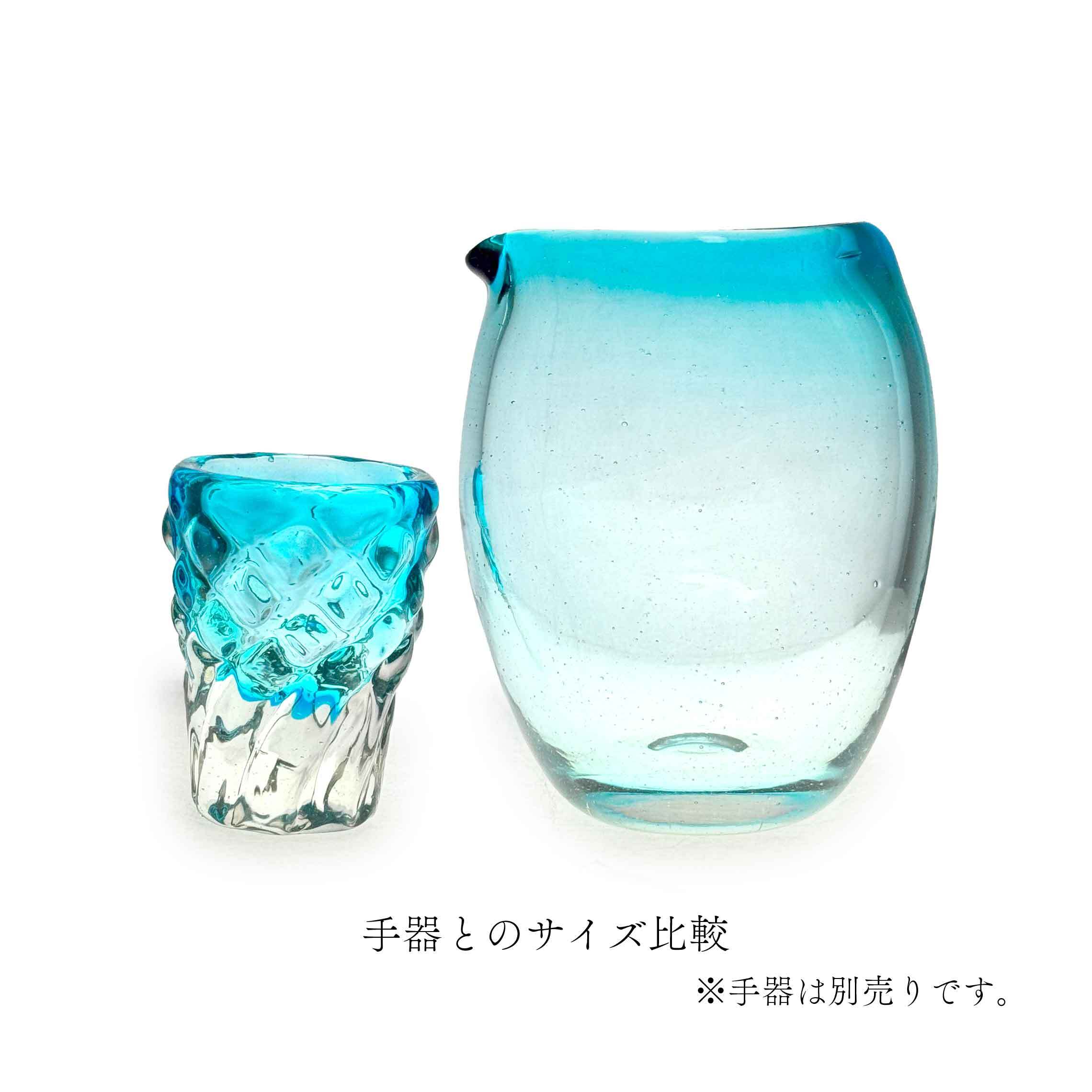 ⑧❣️蘭❣️★Ｎｏ1414 琉球ガラスナギット★寄せ集め〜★20個 ガラス工房清天】みなもショット 水色 [琉球ガラス] | 【琉球ガラス