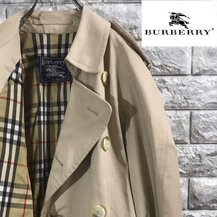 大流行中！ 【人気】BURBERRYトレンチコート ノバチェック Mサイズ